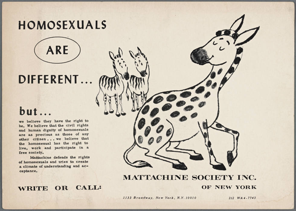 Mattachine Mattachine Society & Daughters of Bilitis Offices – NYC LGBT Historic ...