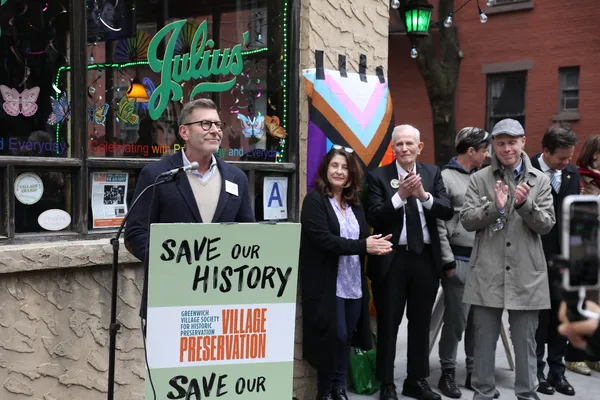 Ken Lustbader, Helen Buford, Randy Wicker, John Cameron Mitchell, NY State Senator Brad Hoylman