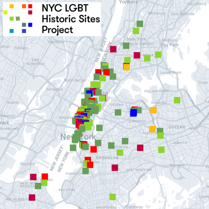 NYC LGBT Historic Sites Project interactive map